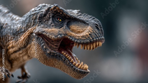 Dinosaur profile view