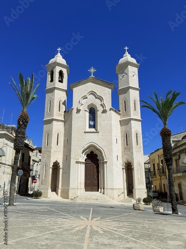 Obraz na plátně La facciata in stile stile gotico-moresco della chiesa del ss