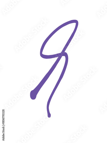 Adobe Illustrator Artwork-flourish approval purple