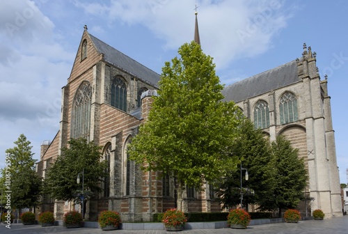 View of St. Mary Magdalene's Church in Goes, Netherlands