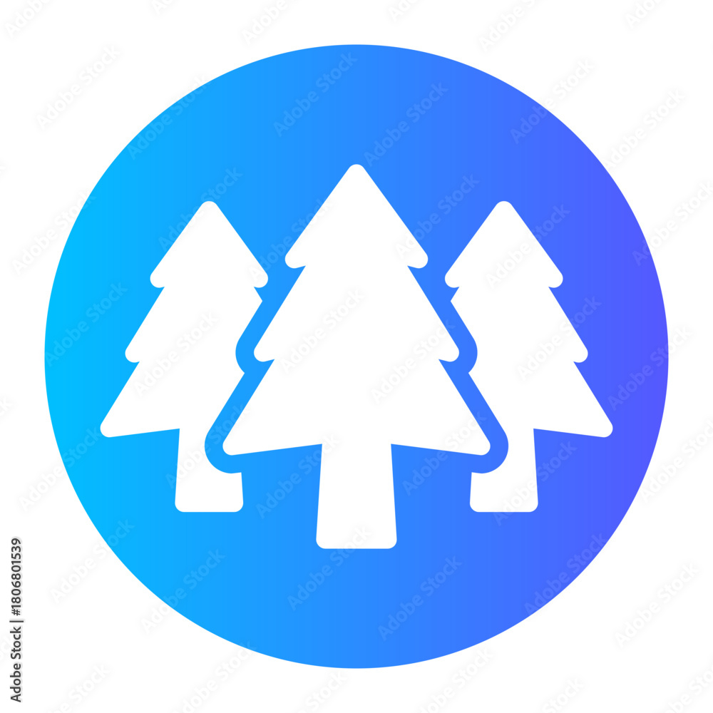 Fototapeta premium nature gradient icon