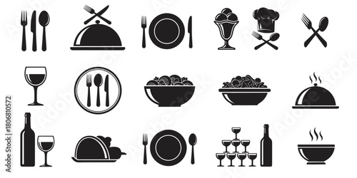 vector food dish design