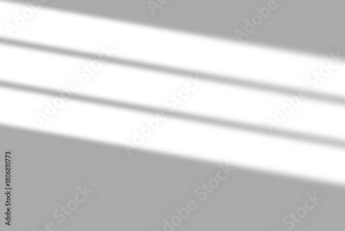 Subtle sunlight streaming through blinds creates a modern, minimalist background with clean lines and soft shadows