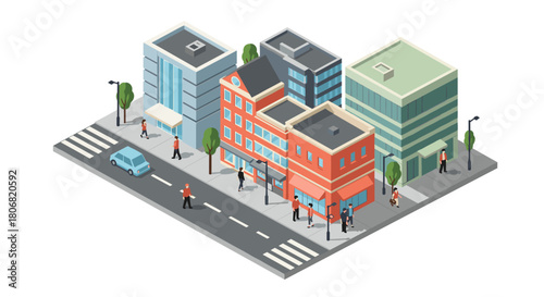 Various sweeteners and spices in isometric design