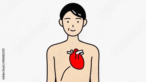 Marfan Syndrome Awareness Month. Marfan Syndrome concept with heart animation video.