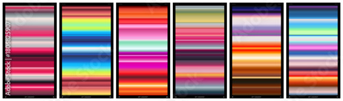 Spectrum of vibrant colors blurred into horizontal lines for a textural, Smooth stripes various colors, dynamic colors with movement effect, Abstract gradient background with speed light streaks