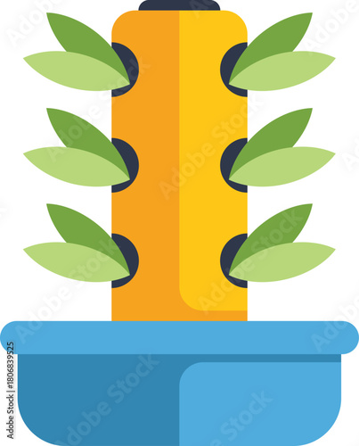 Modern agriculture technology using water as main growth medium to cultivate plants