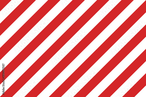 Seamless striped candy cane pattern for Christmas or New Year decoration. Red and white diagonal stripes background. Christmas gift wrapping paper. Winter holiday gift wrapping paper.