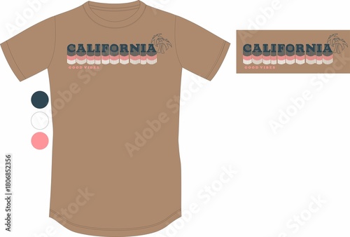 Chic Modern Aesthetic Vector T-shirt Design