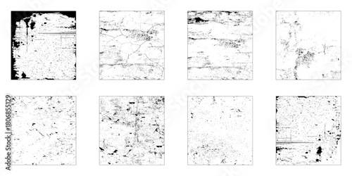 Grunge Urban Backgrounds set.Texture Vector.Dust Overlay Distress Grain ,Simply Place illustration over any Object to Create grungy Effect, dirty, texture for your design.