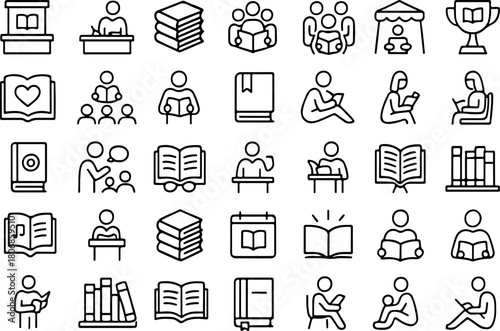 Collection of ancient egyptian hieroglyphic symbols and glyphs