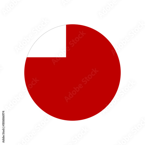 Flag of Abu Dhabi city and emirate, UAE