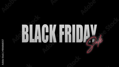 
BLACK FRIDAY SALE TITLE WITH CINEMATIC ANIMATION