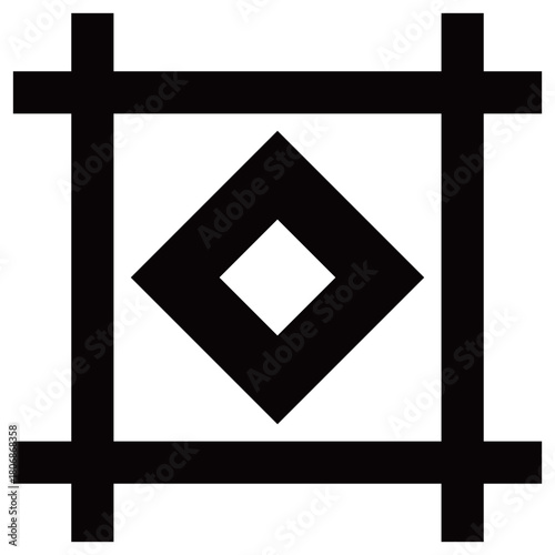 家紋です。井筒に釘抜といいます。