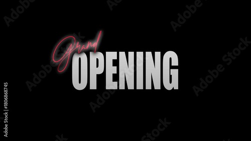 GRAND OPENING TITLE WITH CINEMATIC ANIMATION