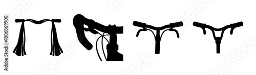 Bicycle handlebar silhouettes: diverse styles for cycling