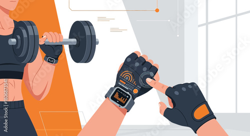 Fitness monitoring and advanced training with wearable technology for enhanced workouts