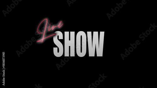
LIVE SHOW TITLE WITH CINEMATIC ANIMATION