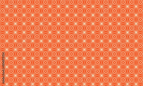 Geometric Pattern Background Orange and Tan