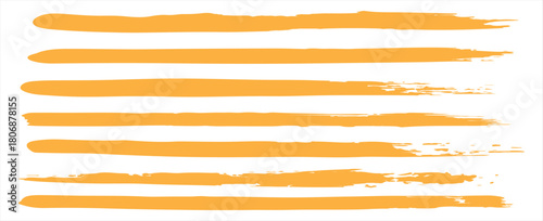 Grunge brushes. Paintbrush sketch strokes, blue splash distress texture and paint daub. Rough ink stain and calligraphy element vector set. Illustration sketch grungy shape. eps10