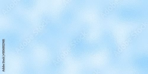 Blue glass vector background for flyers, cards, poster, cover design. Christmas backdrop. Ice. Blurred stained glass window. Merry Christmas! Happy New Year! Winter template for design. Color glass.