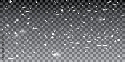 Stardust. falling shower rain snow particle , snow storm flying. 