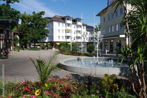 Springbrunnen und Park in Bad Wörishofen