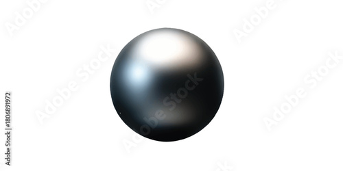 Print  Metallic gradient sphere reflection