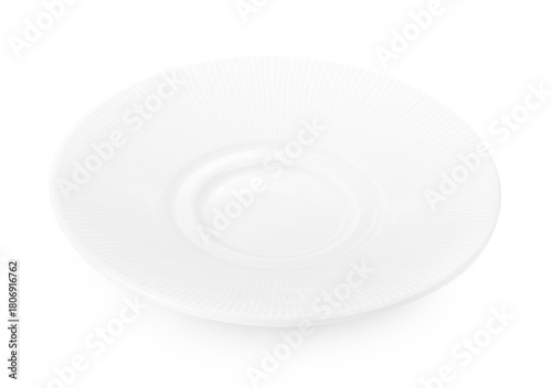 white plate isolated on white background.