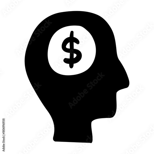 Finance hand drawn icon