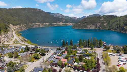 Aerial view of the city of 