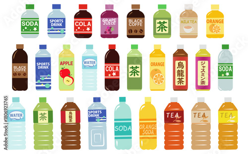 ペットボトルドリンクセット　PET bottle drink set