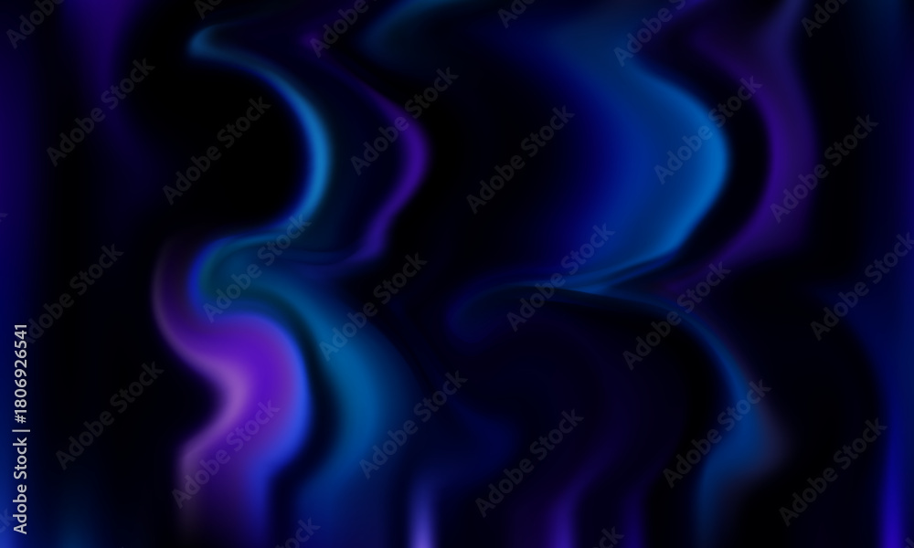Obraz premium Abstract Neon Waves Background With Purple, Blue, Teal Glow And Curved Lines