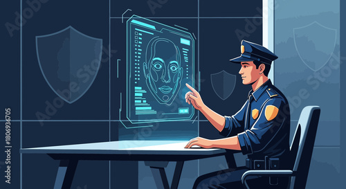Law enforcement utilizing facial recognition technology for public safety and crime prevention