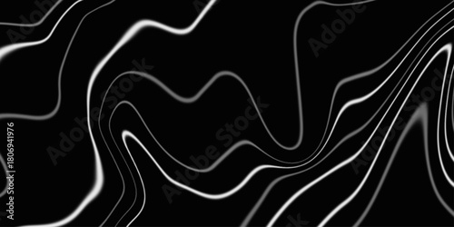 Beautiful drawing with the divorces and wavy lines in gray tones. Silver liquid texture. Abstract black, gray marble . Acrylic Pour Color Liquid marble abstract surfaces Design.