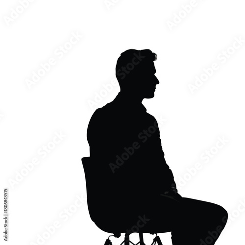 anonymous interview silhouette set