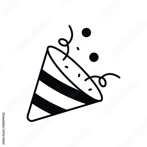 Party Popper vector icon