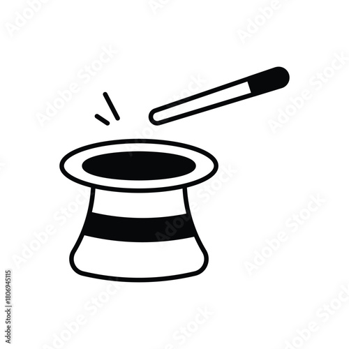 Magic Hat vector icon
