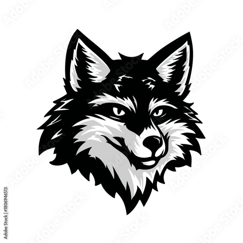 Wolf Head Illustration