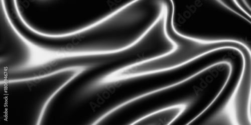 Beautiful drawing with the divorces and wavy lines in gray tones. Silver liquid texture. Abstract black, gray marble . Acrylic Pour Color Liquid marble abstract surfaces Design.