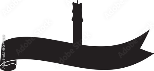 World aids day silhouette symbol red ribbon candle remembrance awareness hope solidarity