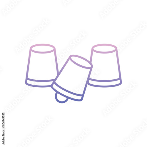 Cup Game vector icon