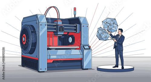 Advanced manufacturing solutions with 3D printing technology for business innovation and progress