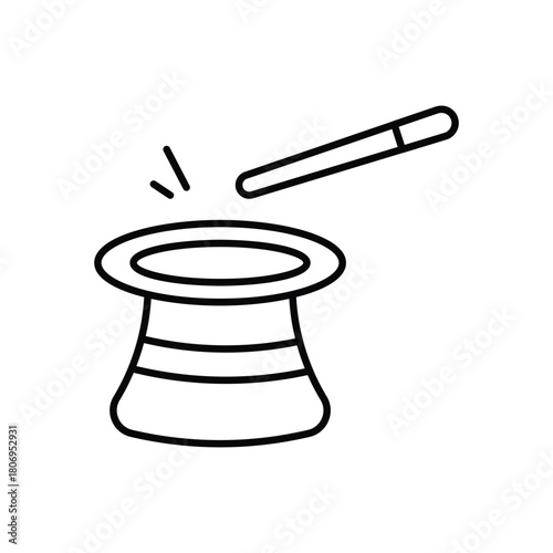 Magic Hat vector icon