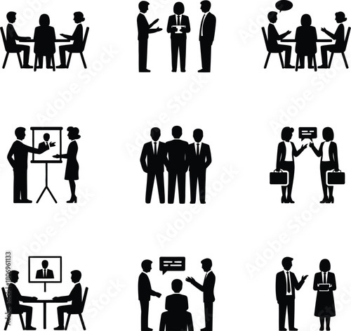 Professional Dialogues: A Graphic Depiction of Business Interactions