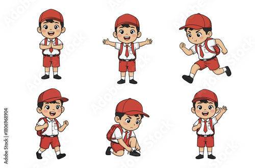 vector illustration of school children perfect for design