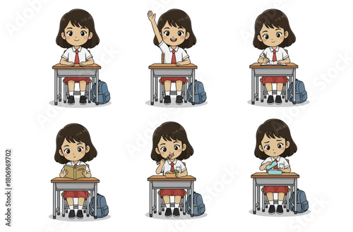 vector illustration of school children perfect for design