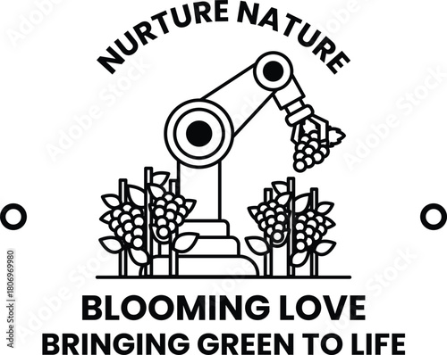 A robot is shown picking fruit from a tree