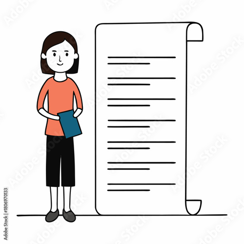 Karen faces a daunting long list, juggling tasks with determination, her patience tested, yet she tackles each item with focus and a touch of humor.
