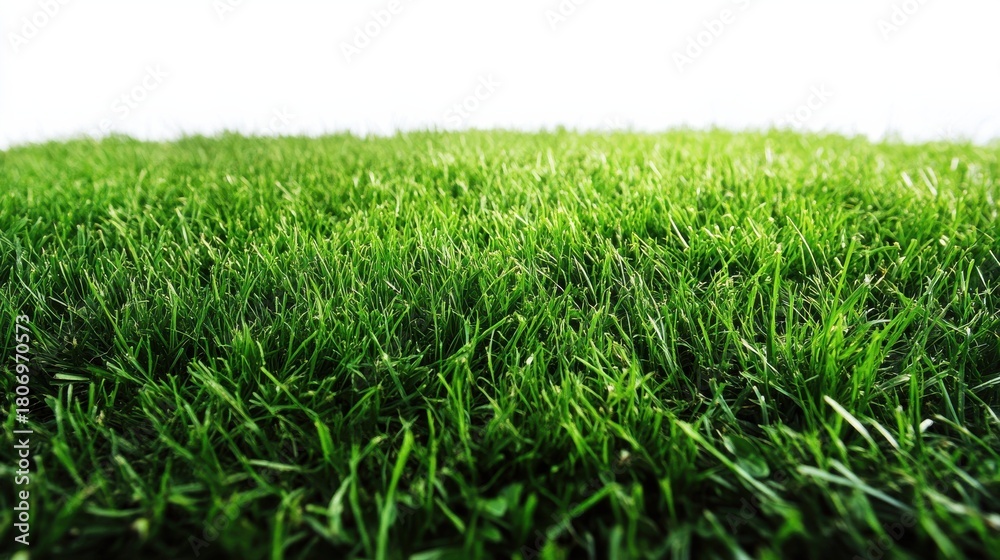 Obraz premium Clean empty land with green grass only